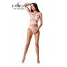 sexy Body ouvert résille BS083 - Blanc