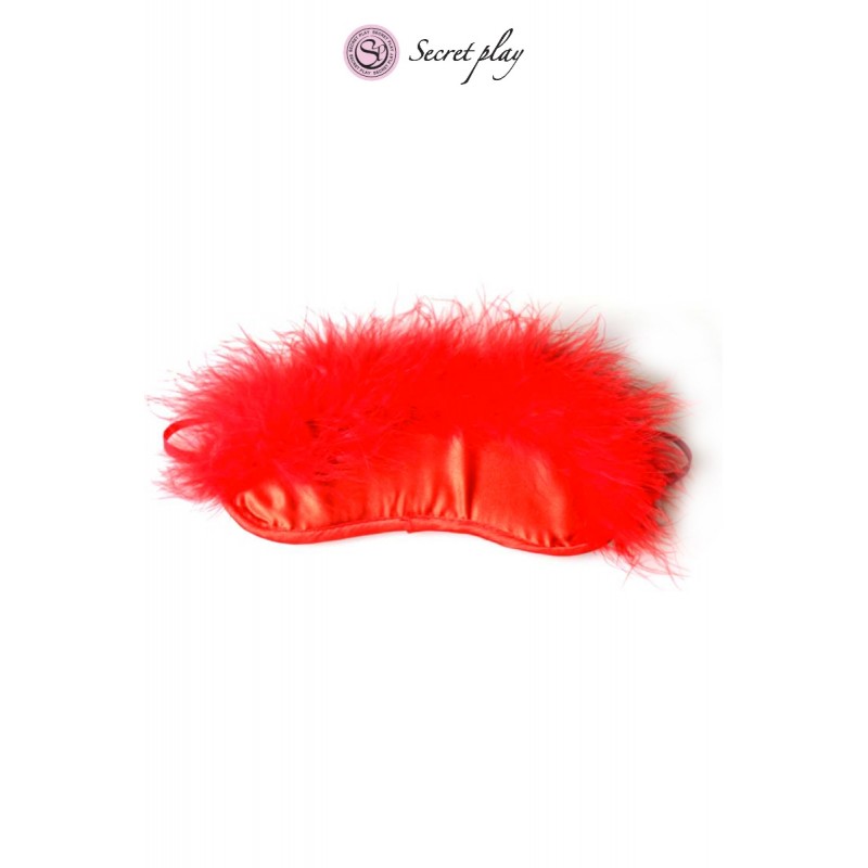 sexy Bandeau rouge marabou - Secret Play