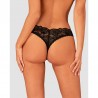 sexy Donna Dream string ouvert - Noir