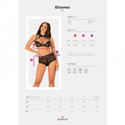 sexy Elizenes Ensemble 2 pcs - Noir