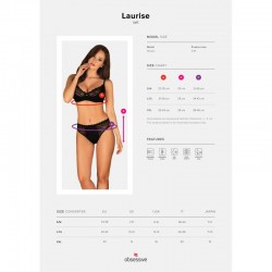 sexy Laurise Ensemble 2 pcs - Noir