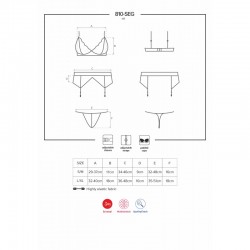 sexy 810-SEG-2 Ensemble 3 pcs - Blanc