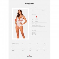 sexy Heavenlly Body ouvert - Blanc