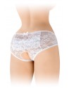 sexy Culotte ouverte blanche Amanda - Fashion Secret