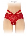 sexy Culotte ouverte rouge Marie - Fashion Secret