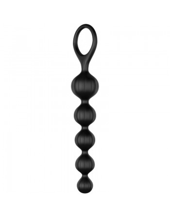 sexy Chaînes Anales Satisfyer Love Beads 2 pcs - Noir