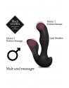 sexy Stimulateur anal vibrant télécommandé unisexe - Black Jamba