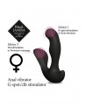 sexy Stimulateur anal vibrant télécommandé unisexe - Black Jamba