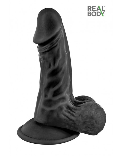 sexy Gode réaliste noir 13 cm - Real Mike