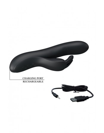 sexy Vibro Rabbit Dylan - noir