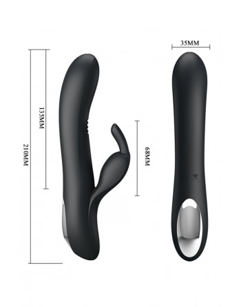 sexy Vibro Rabbit Dylan - noir