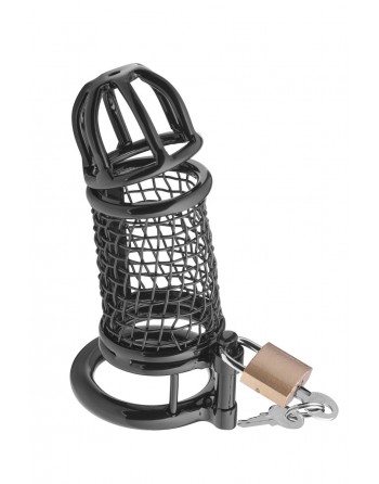 Cage en métal BDSM - Accessoire Pour Donjon SM
