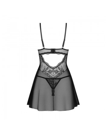 Perisia babydoll et string - Noirs