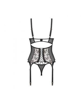 Vila blanes corset et string - Noirs