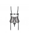 Vila blanes corset et string - Noirs