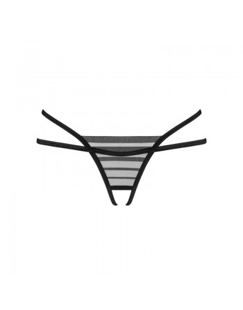 Lune Bellis string ouvert - Noir