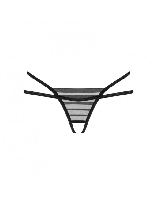 Lune Bellis string ouvert - Noir