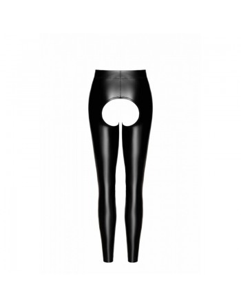 F304 Leggings Taboo wetlook avec entrejambe et fesses ouvertes