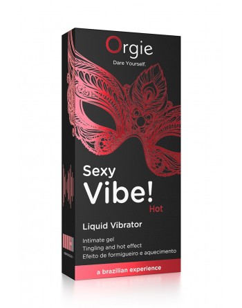 Gel d'excitation Sexy Vibe Hot Liquid Vibrator