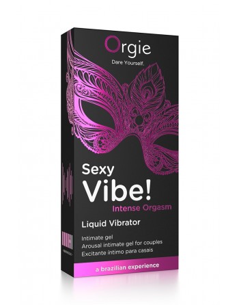 Gel d'excitation Sexy Vibe Intense Orgasm Liquid Vibrator