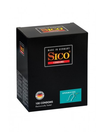 100 préservatifs Sico SPERMICIDE