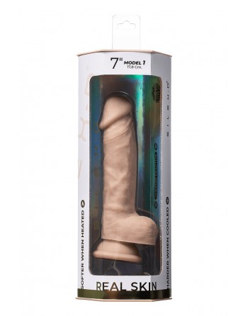 Gode Real Skin Model 1 flesh 17,8 cm - SilexD