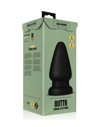 Plug anal XXL Cold Blooded diamètre 9,9 cm - Buttr