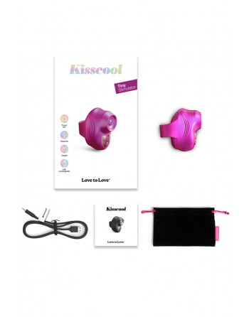 Stimulateur clitoridien Kisscool fuchsia - Love to Love