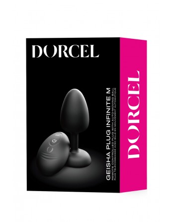 Plug anal vibrant télécommandé Geisha Plug Infinite M - Dorcel