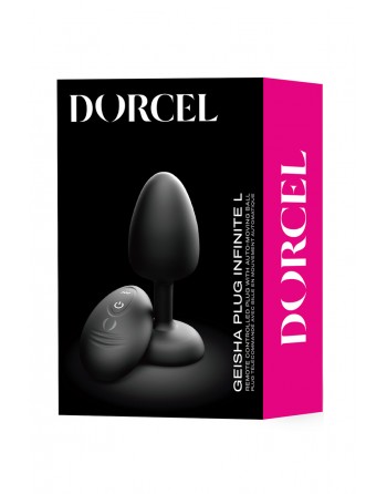 Plug anal vibrant télécommandé Geisha Plug Infinite L - Dorcel