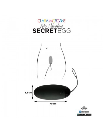 My vibrating secret egg - Noir