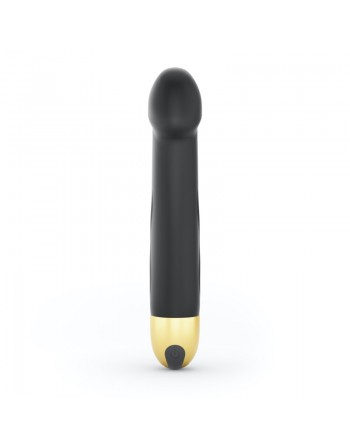 Vibromasseur Real Vibration M 22 cm 2.0 - Noir et Or