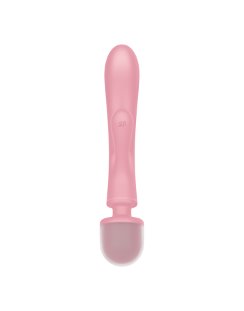 Triple lover Rabbit et Wand Satisfyer - Rose