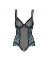 Amanta Body ouvert - Noir et Turquoise