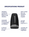 Masturbateur Satisfyer Men Heat Vibration - Noir et Argent