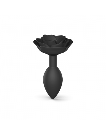 Plug Open Roses L - Black Onyx