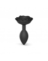 Plug Open Roses L - Black Onyx