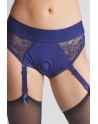 Harnais lingerie Diva bleu - Strap On Me