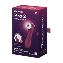 sexy Stimulateur Pro 2 Generation 3 connecté bordeaux