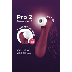 sexy Stimulateur Pro 2 Generation 3 bordeaux